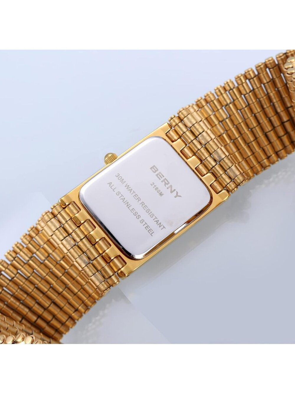 Men's Gold Date Japanese Quartz Waterproof Luxury Casual Classic Wrist Watches - Picture 3 of 6
